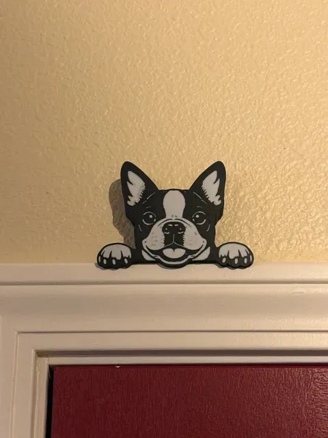 Boston Terrier Door Topper — Image 3 of 5