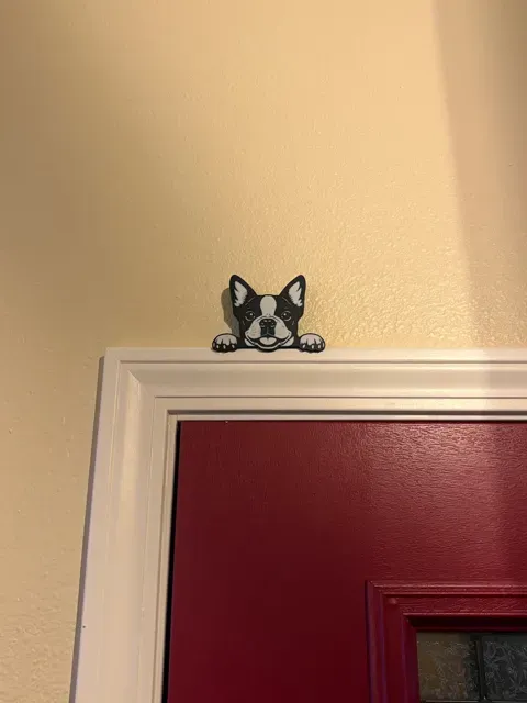 Boston Terrier Door Topper — Image 2 of 5