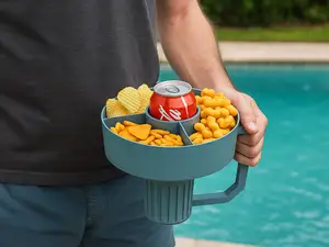 Outdoor snack plate