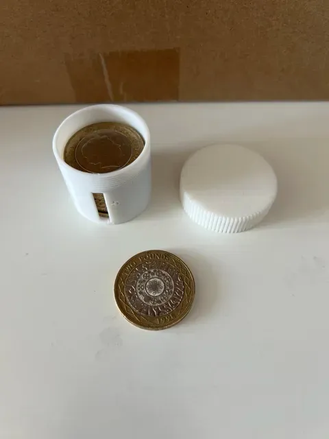 British Two Pound Coin Capsule/Holder - 10 Coins — Image 3 of 4