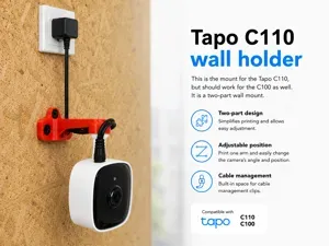 Tapo C110 wall holder