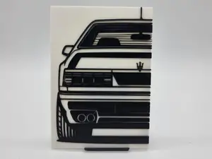 2D Wall Art Maserati Shamal