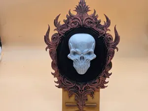 Deko-Wandornament Dämonenschädel
