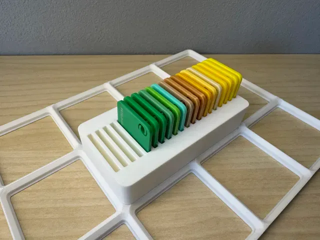 Gridfinity Filament Swatch Holder (four sizes) — Фото 2 из 8