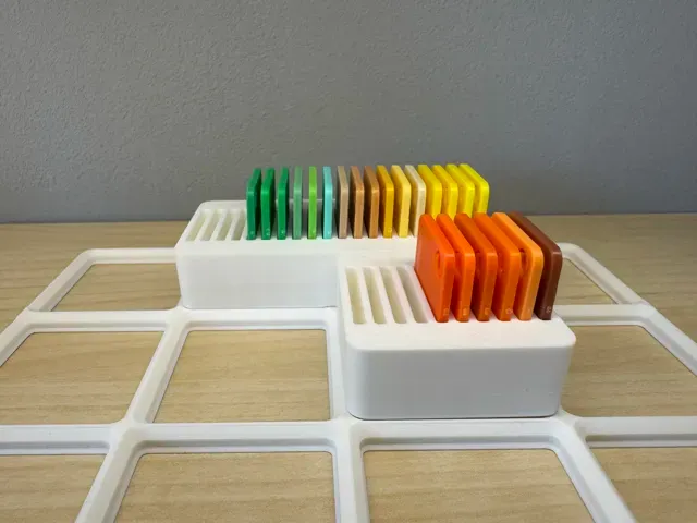 Gridfinity Filament Swatch Holder (four sizes) — Фото 4 из 8