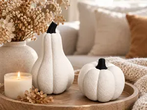 Herbstdekoration - Kürbis