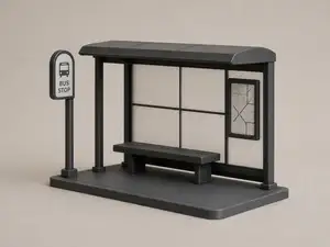 Modern Bus Stop