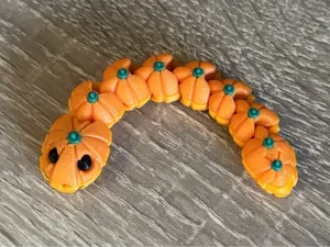 Pumpkin Flexi — Print-in-Place Halloween Fidget