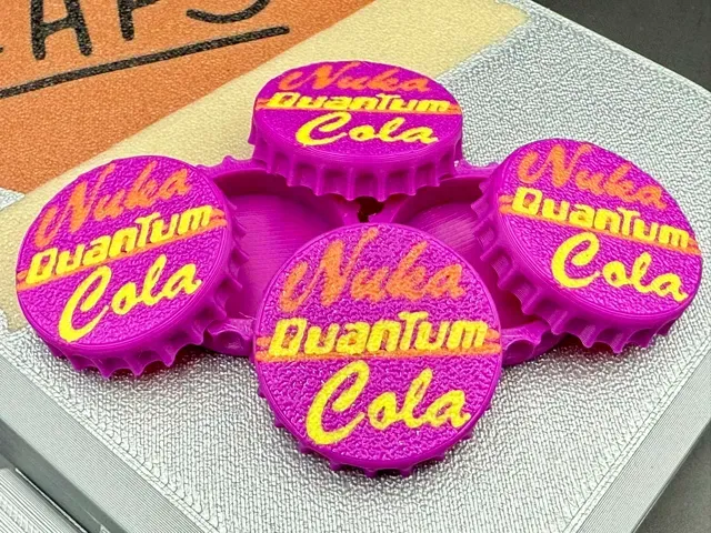 Realistic Nuka Quantum Bottle Cap (from Fallout) — Фото 2 из 3