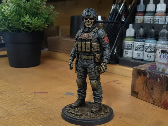 Skull Operator – Tactical Soldier Figurine
