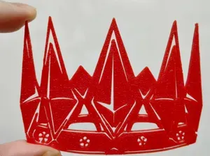 沈星回剪纸（金冕流光）