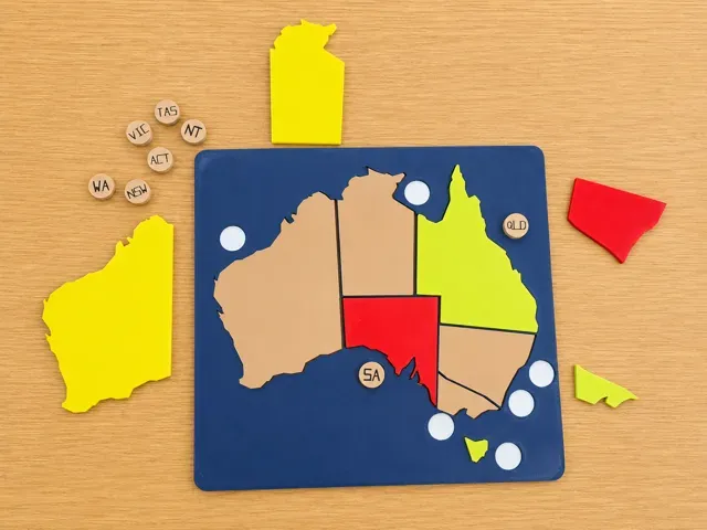 Australia Map Puzzle & State Matching Game — Фото 2 из 3