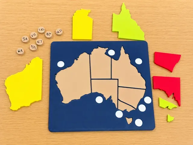 Australia Map Puzzle & State Matching Game — Фото 3 из 3