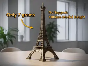 La Petite Dame de Fer - Support-Free Eiffel Tower
