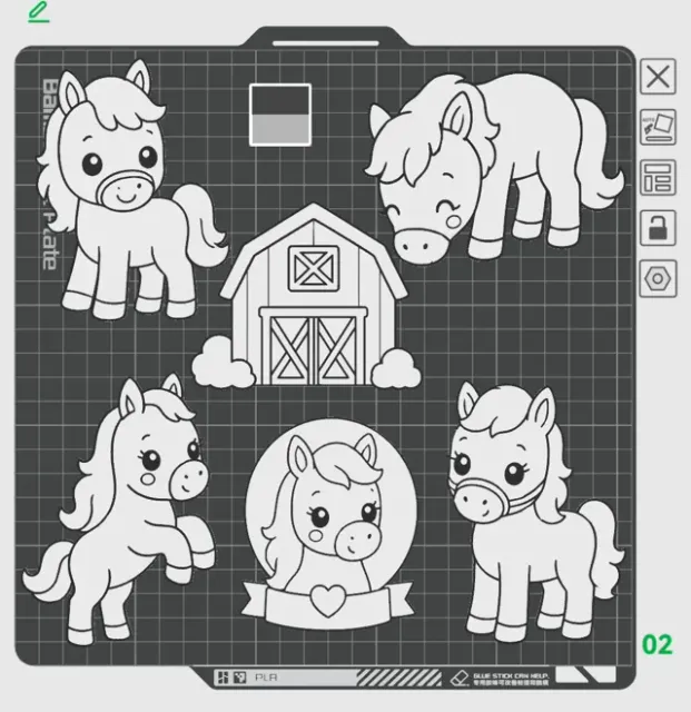 Colorea estas figuritas de Caballitos kawaii — Фото 2 из 9