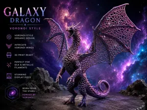Galaxy Dragon – Voronoi Style