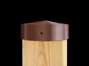 Customizable Pole Post Cap Round