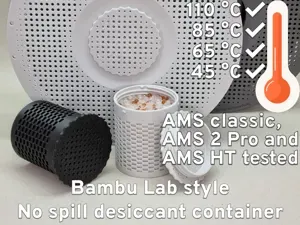 Bambu Style Silica Desiccant Core⧸NoSpill Sturdy