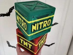 Crash Bandicoot TNT/Nitro Panels (for Boxel)