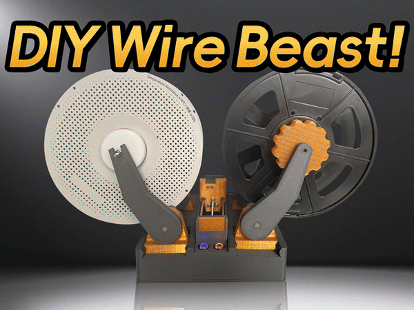 3D printed multifunctional winding machine