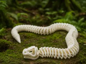 Articulated Snake Skeleton Toy – Flexible Model