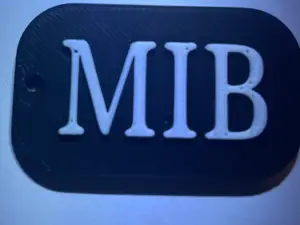 Men in black keychain