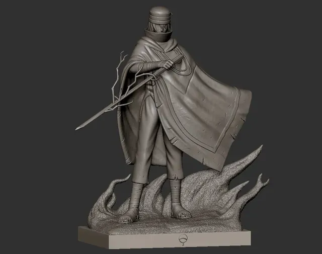 火影忍者终章宇智波斑须佐助披风持剑完全形态立体手办摆台3d打印模型 — Image 3 of 6