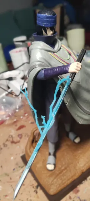 火影忍者终章宇智波斑须佐助披风持剑完全形态立体手办摆台3d打印模型 — Image 6 of 6