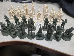 Pin-Up Army Women Chess Set – Toy Soldier Edition