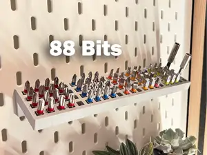 IKEA Skadis bit holder for 88 bits