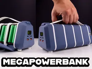 Mega powerbank DIY with flashlight 