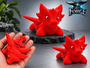 Forge Dragon – Cute Articulated Baby Critter Pet
