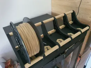 Modular 1–5 Spool Holder – Clean & Expandable
