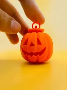 Halloween Fidget Keychain- Spinning Pumpkin