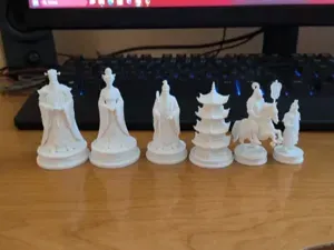 Eastern Dynasty Chess Set