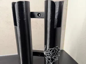 Compact Dual Fishing Rod Holder for Boats