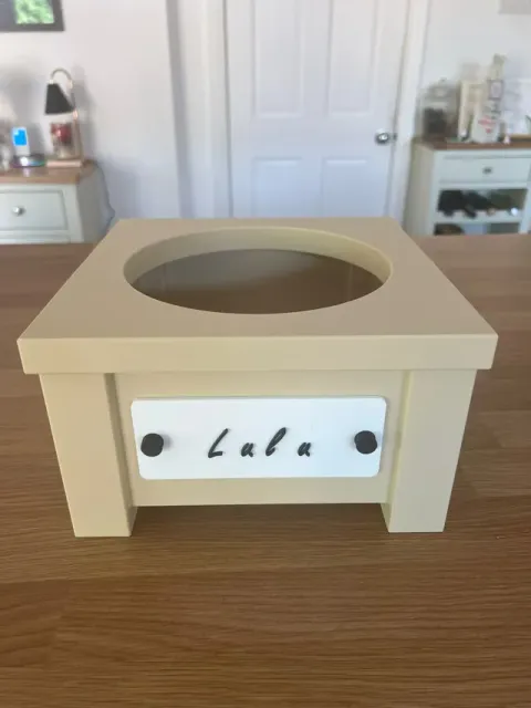 Raised Dog Bowl Station-Custom Nameplate — Фото 4 из 9