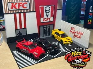 Diorama KFC Parking 1:64