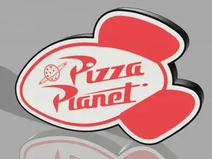 Pizza Planet bar/man cave light