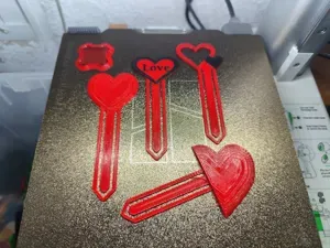 Marcapaginas de amor san valentin / heart bookmark