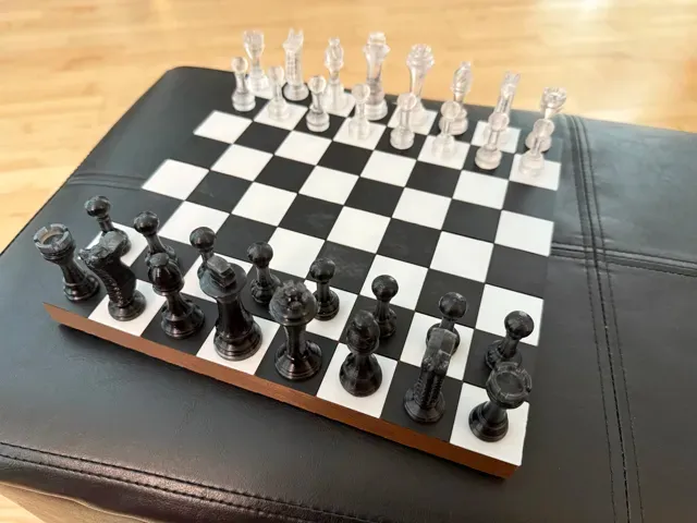 Full Travel Chess Set - Folding Board Box w/ Latch — Фото 13 из 14