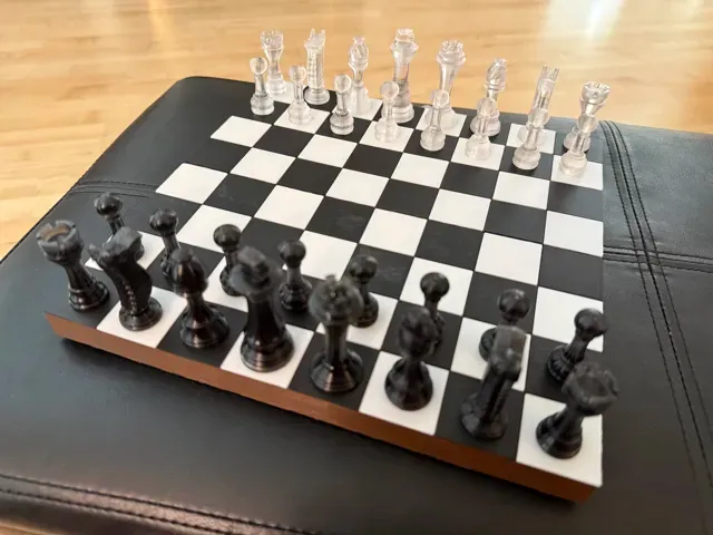 Full Travel Chess Set - Folding Board Box w/ Latch — Фото 12 из 14