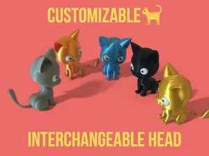 SnapSquad - cute articulated cat