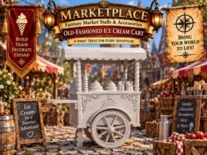 OLD-FASHIONED ICE CREAM CART