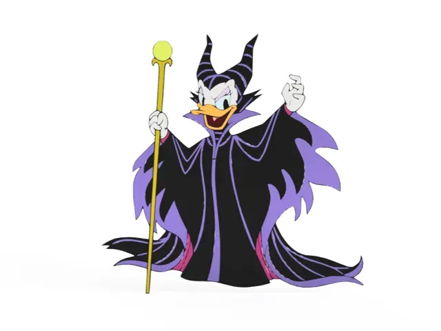 Daisy Duck Halloween Wall Art