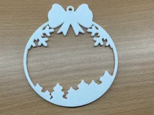 Bola de navidad Abetos Modelo 1 sin fondo