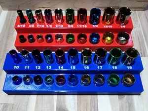 Gridfinity Pittsburgh Pro 3/8 Socket Trays