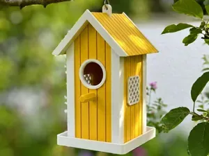 Heritage Gable - Classic Birdhouse & Feeder
