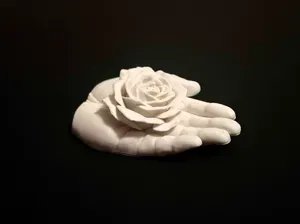 Handful of Hope – Magnetic Rose Brooch