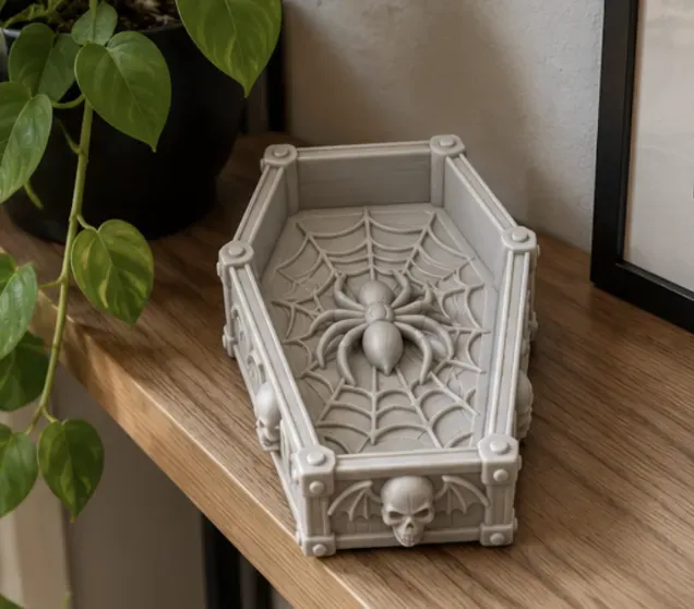 Gothic Coffin Spider Trinket Tray — Image 3 of 4